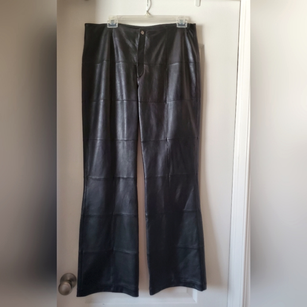 CLIO Black Leather Pants